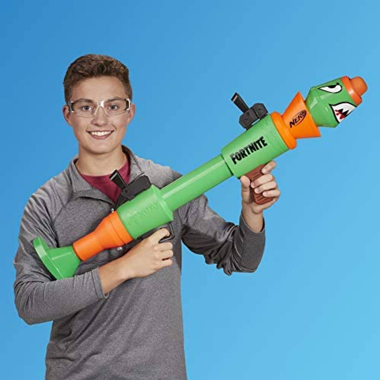 Pistola de Dardos NERF Fornite Rl Blaster 2 Cohetes de Foam