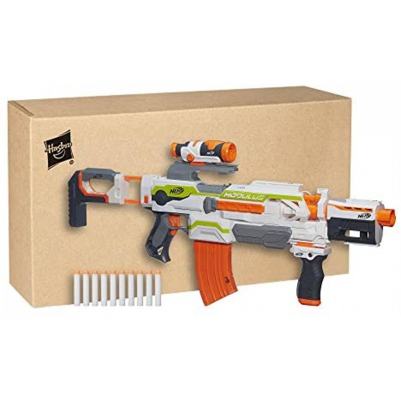 Pistola de Dardos NERF N-Strike Modulus ECS-10 c 10 Dardos