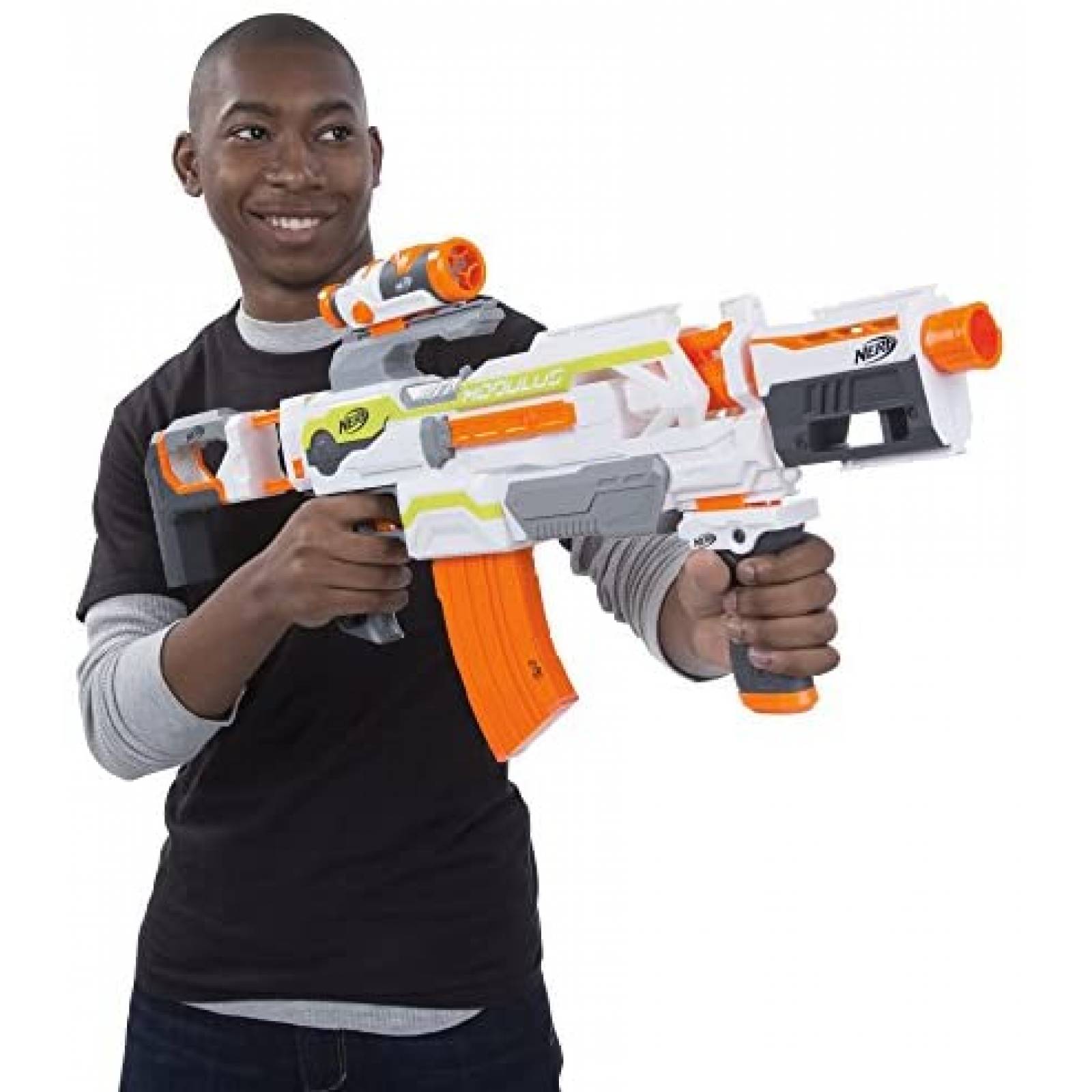 Pistola de Dardos NERF N-Strike Modulus ECS-10 c 10 Dardos