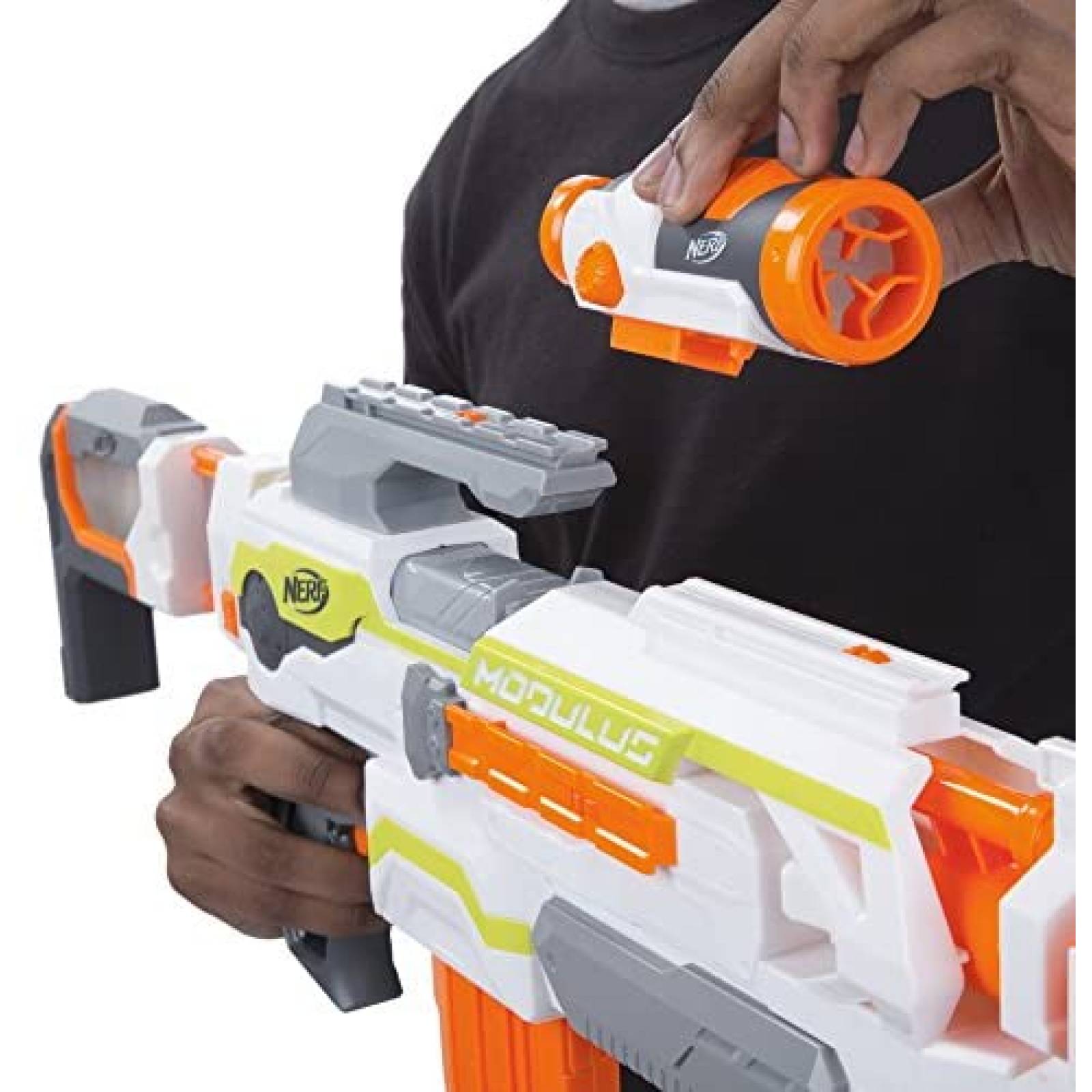 Pistola de Dardos NERF N-Strike Modulus ECS-10 c 10 Dardos