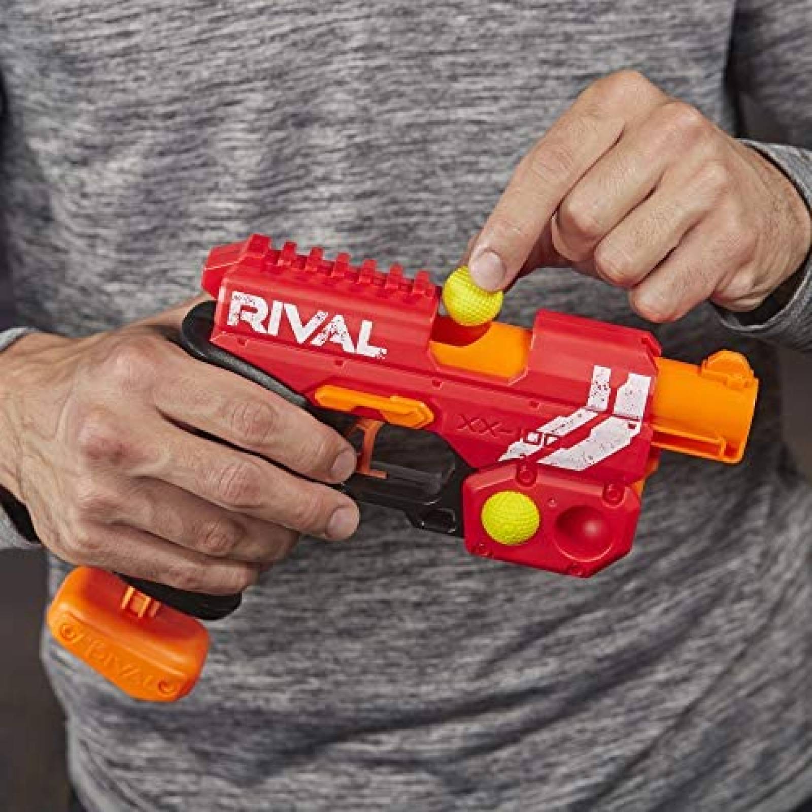 Pistola de Dardos NERF Rival Knockout XX-100 Pelotas -Rojo