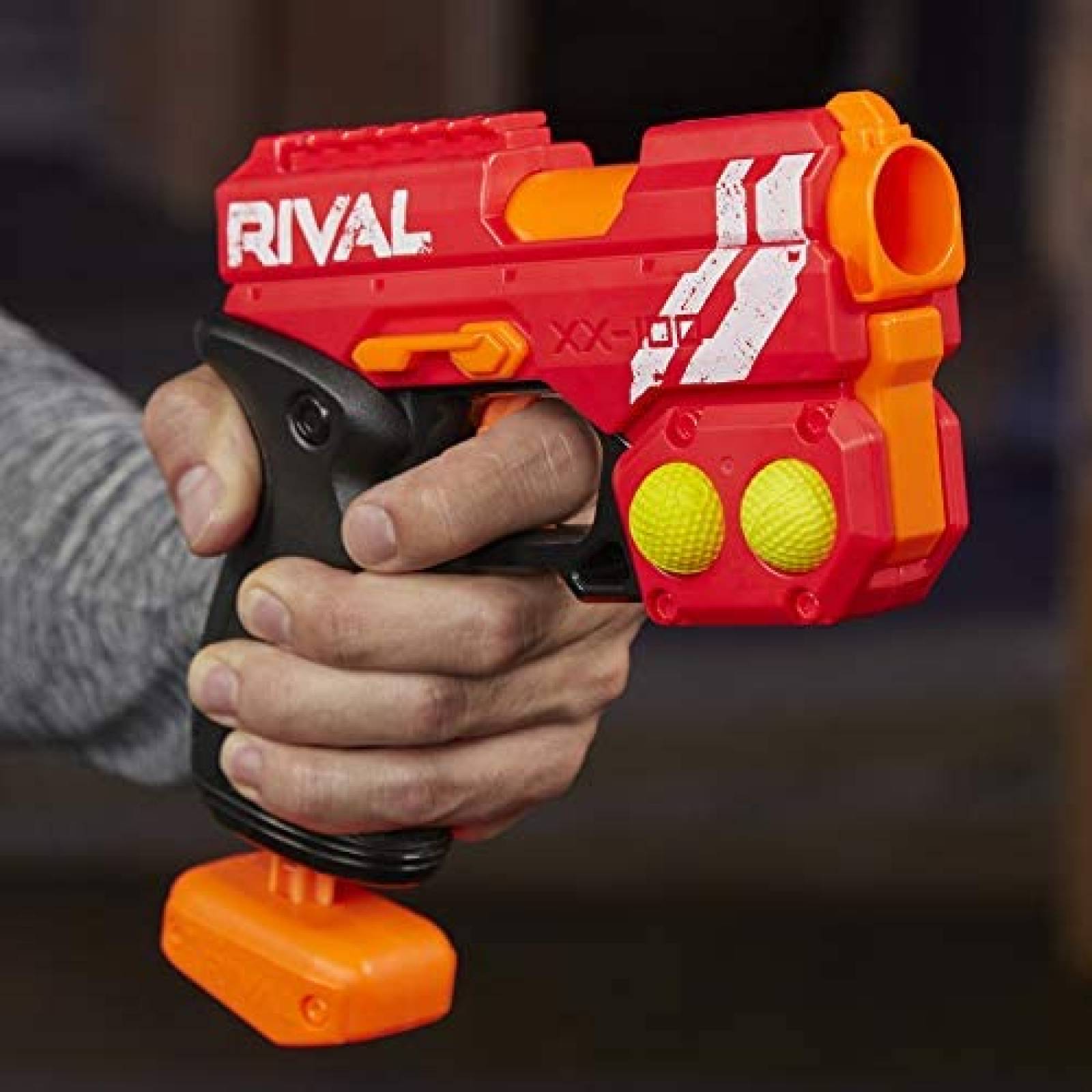 Pistola de Dardos NERF Rival Knockout XX-100 Pelotas -Rojo