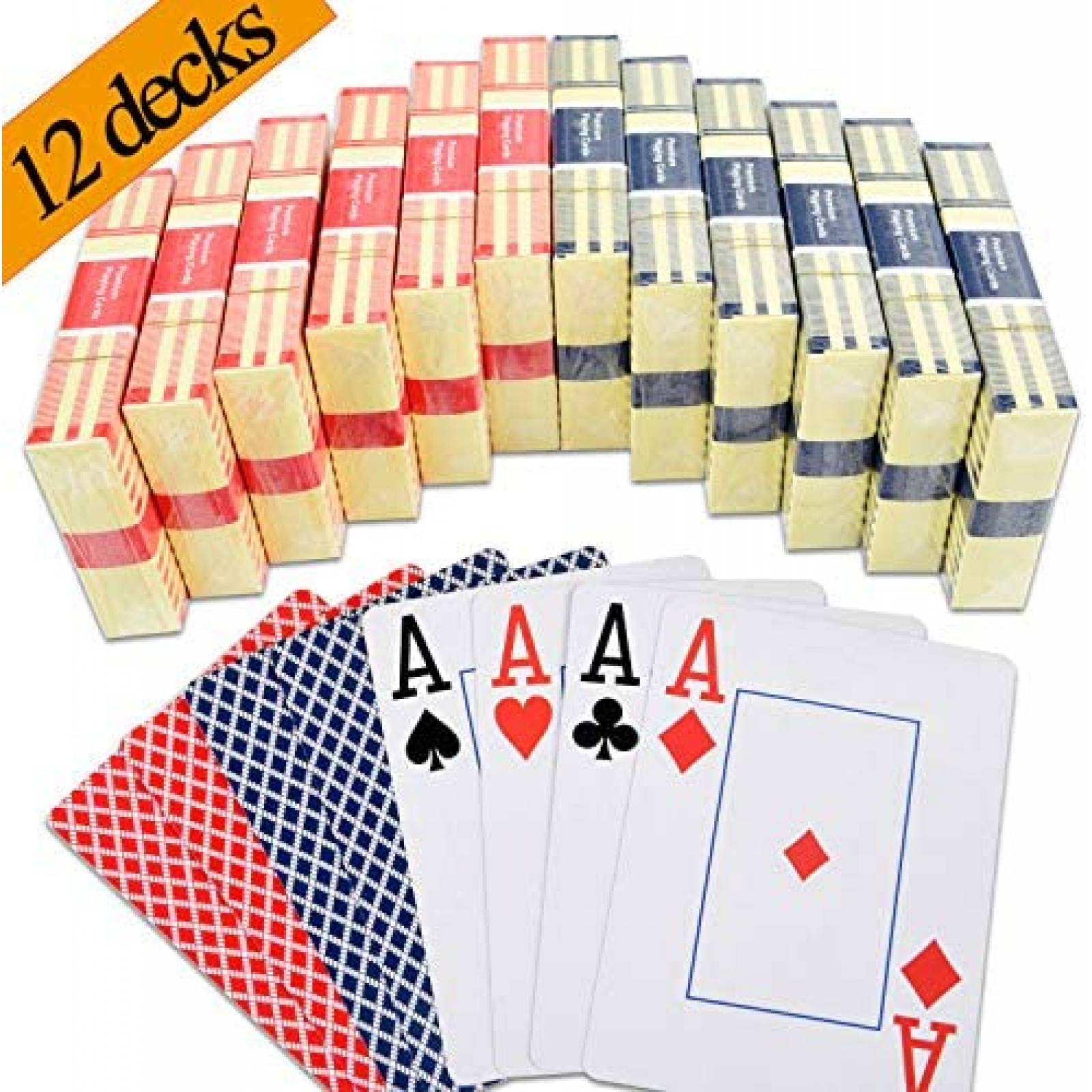 2 Paquetes de Cartas Teskyer 2.5" x 3.5" para Juegos de Mesa