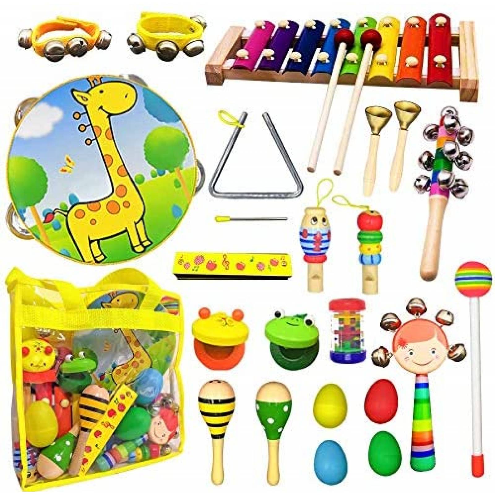 Kit de Instrumentos ToyerBee para Niños 26 piezas