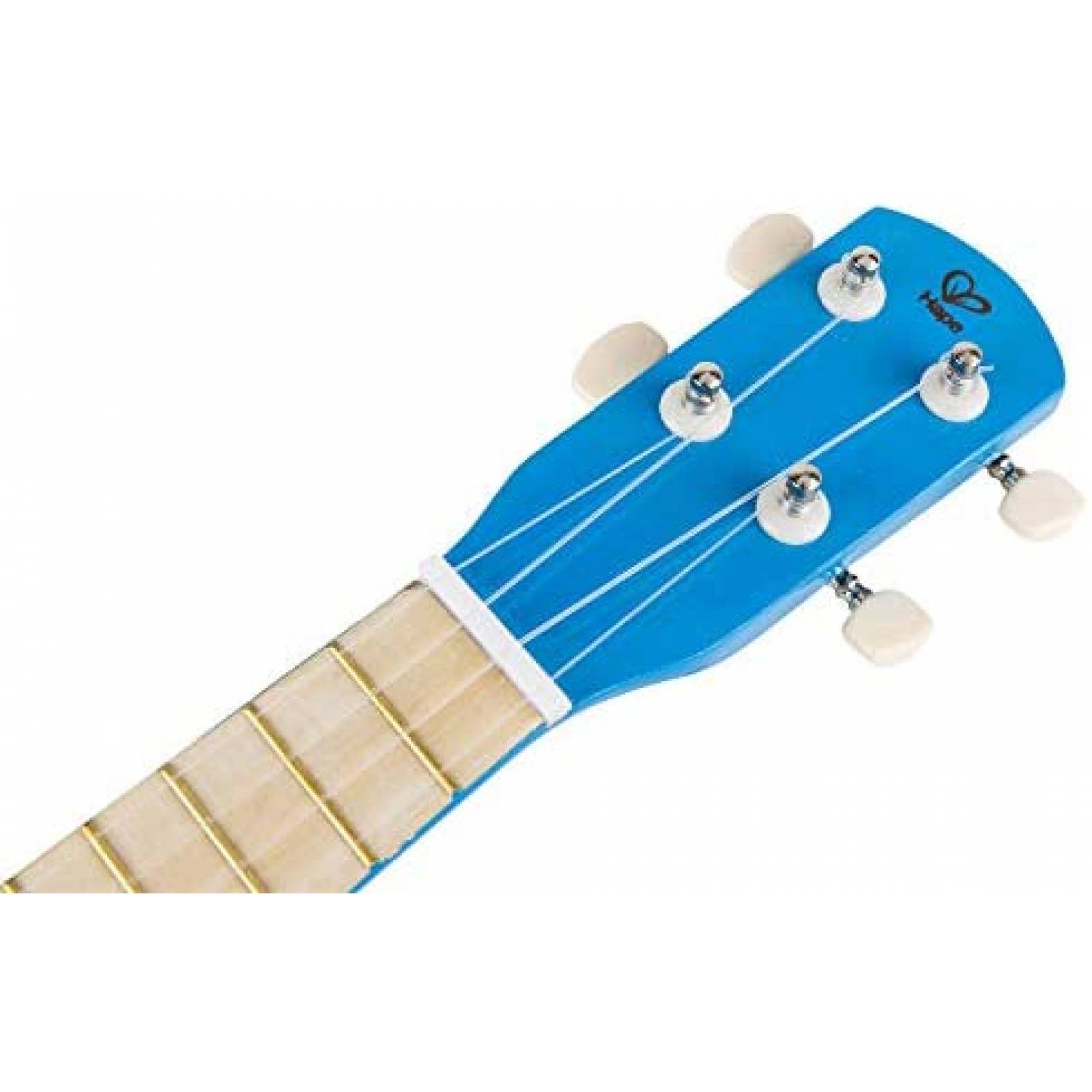 Ukelele Hape Sintonizable Resistente de Madera -Azul