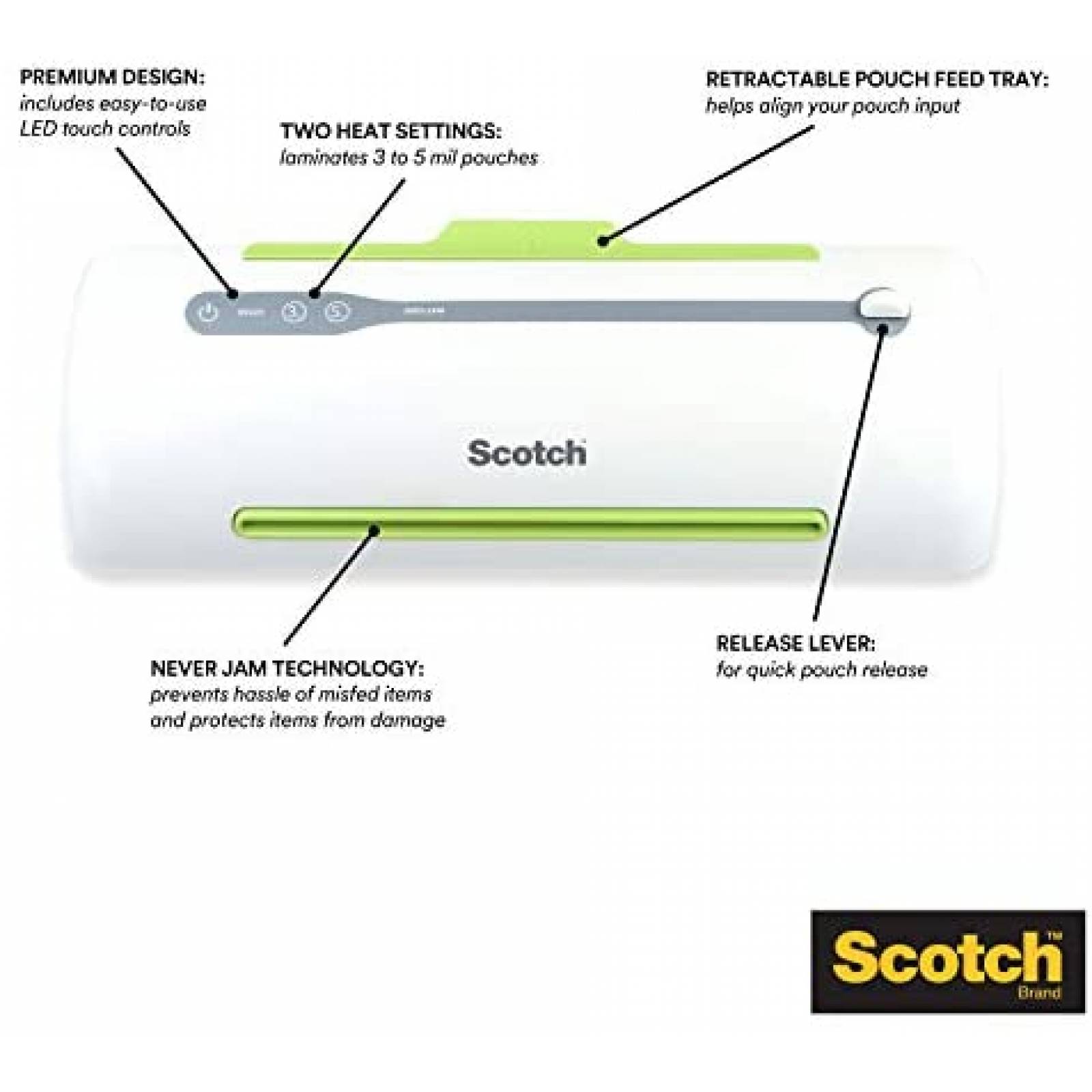 Enmicadora Scotch Brand TL906 2 Sistemas 9'' -Transparente