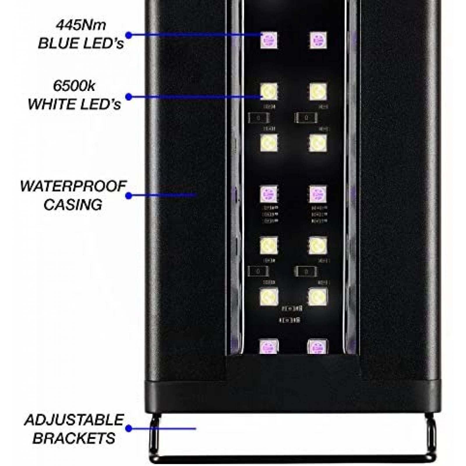 Luces para Acuario Current USA LED 48-60'' c Control Remoto
