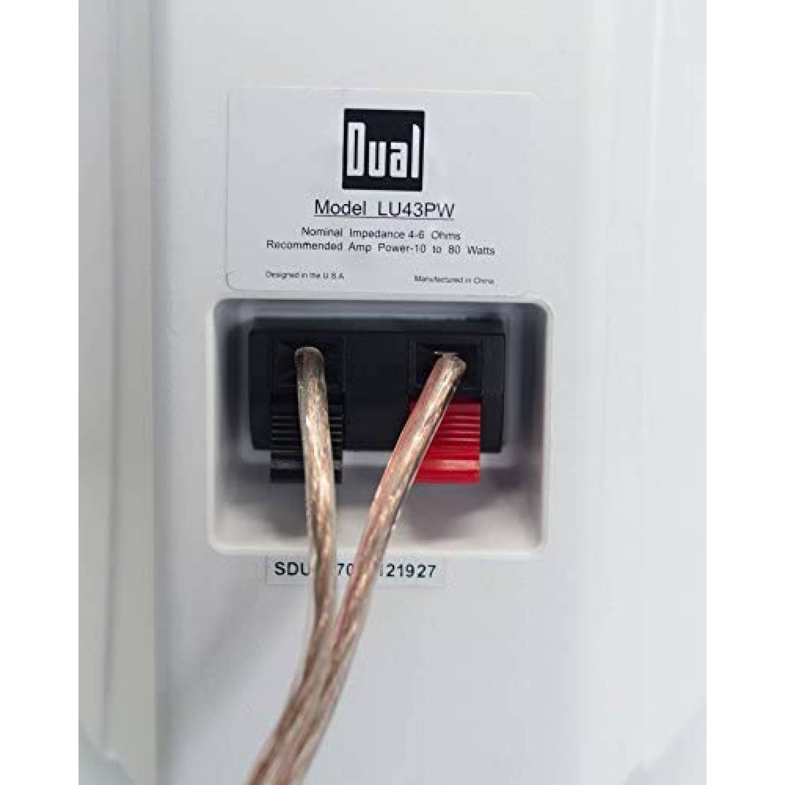 Bocinas de Pared Dual Electronics LU43PW Resistente al Clima