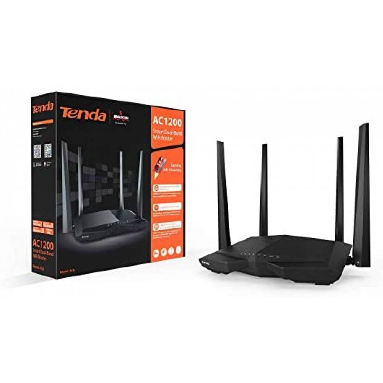 Router Tenda AC1200 Banda Dual WiFi Alta Velocidad -Negro