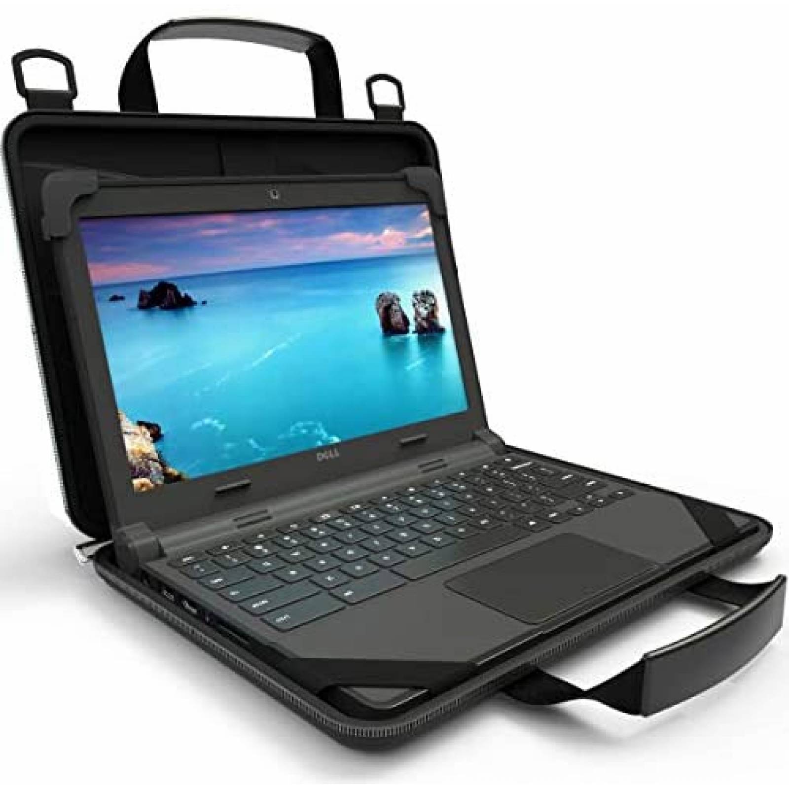 Funda para Laptop de Uso Rudo UZBL 14'' para Colgar -Negra