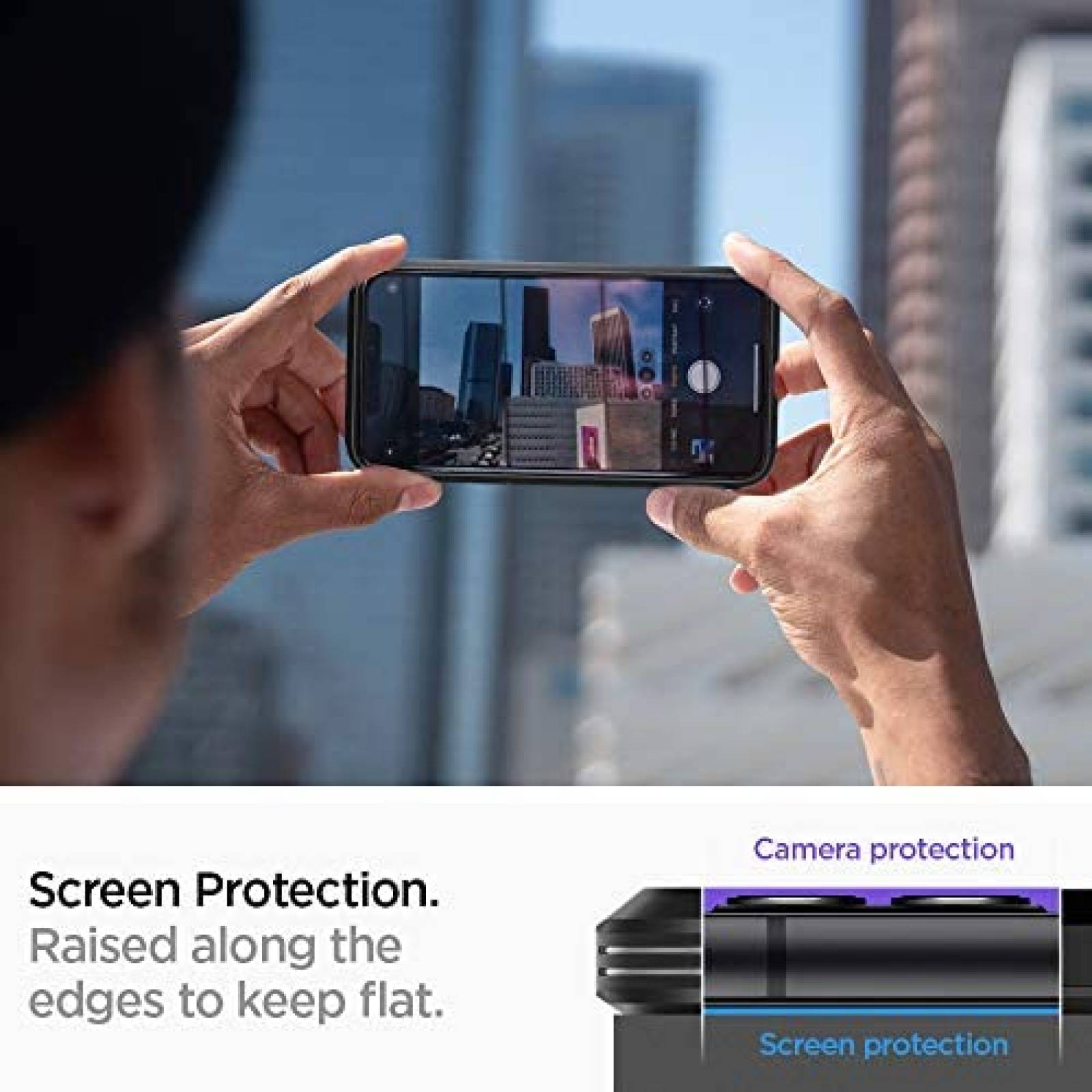 Funda Spigen iPhone 11 Protección TPU Policarbonato -Negro