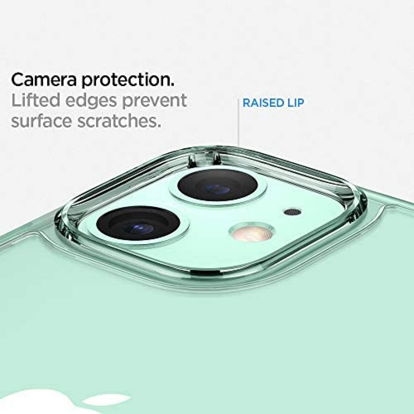 Funda Protectora Spigen iPhone 11 Pro -Transparente
