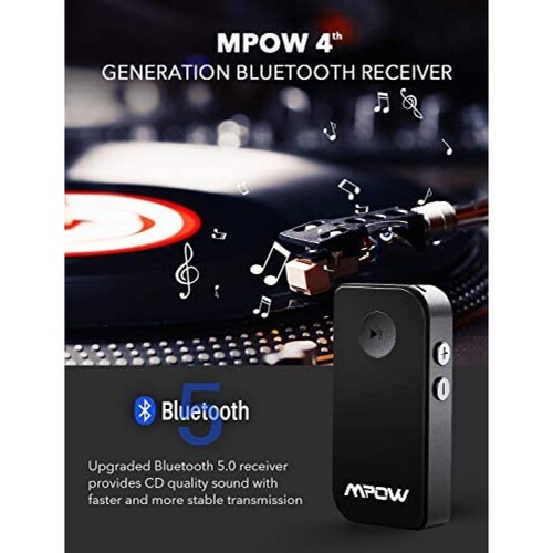 Receptor Mpow MPBH044CB-USAA2 Bluetooth para Automóvil