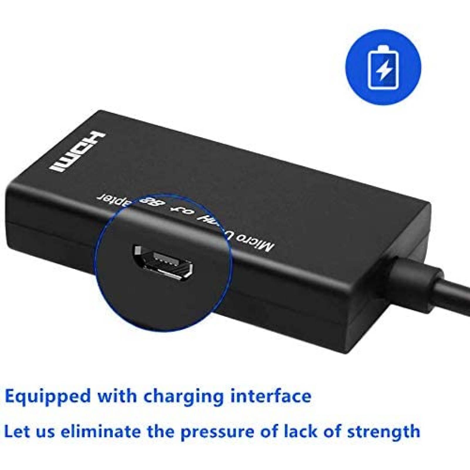 Adaptador MHL-HDMI RAYROW Android USB HDMI 1080P Android