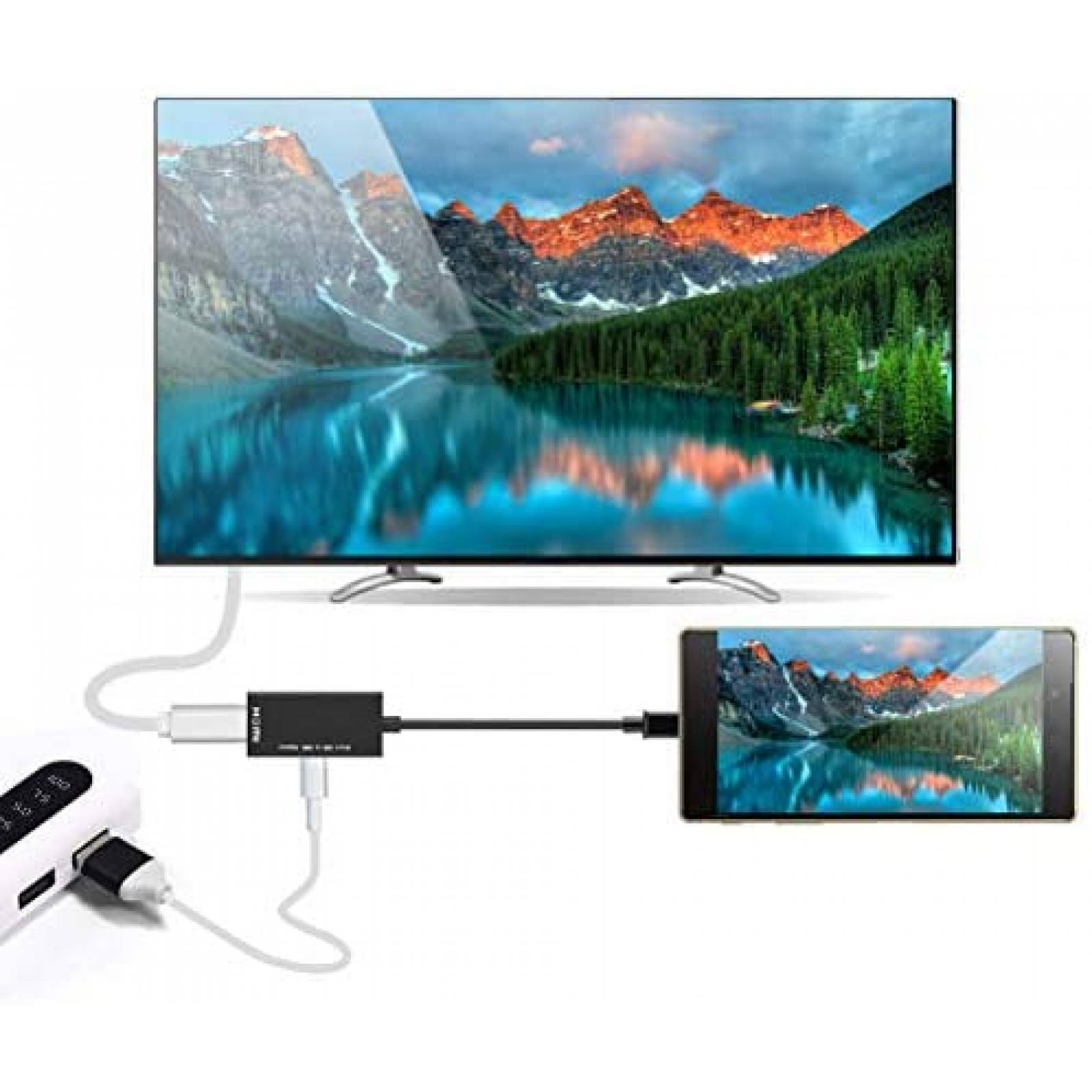 Adaptador MHL-HDMI RAYROW Android USB HDMI 1080P Android
