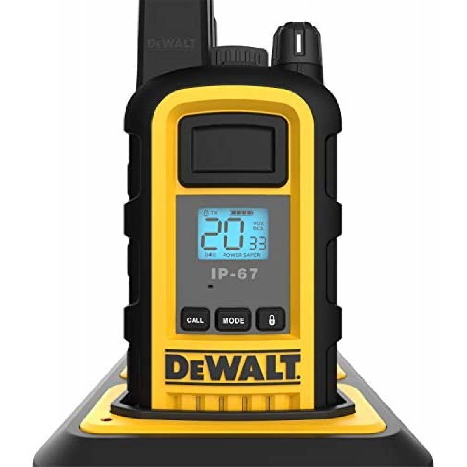 6 Walkies Talkies DEWALT DXFRS800-BCH6 2 Watts -Amarillos