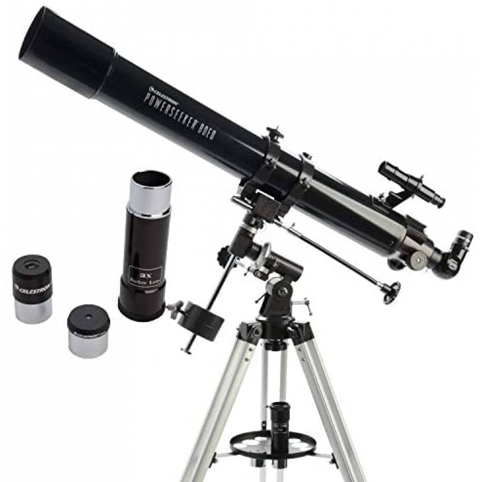 Telescopio Celestron PowerSeeker 80EQ Apertura 80mm -Negro