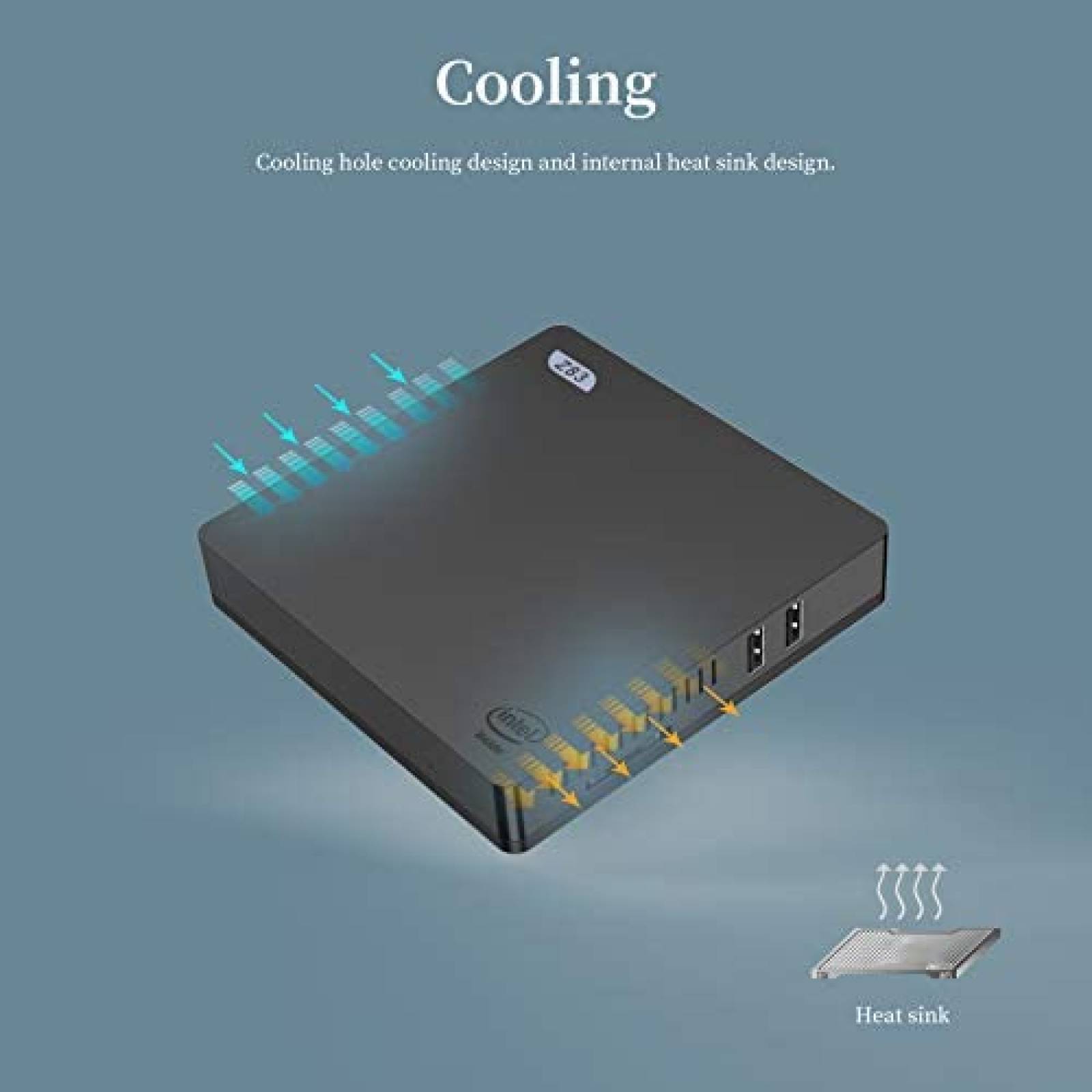 Mini PC Beelink 4G/64GB Bluetooth 4K HDMI & VGA -Negro