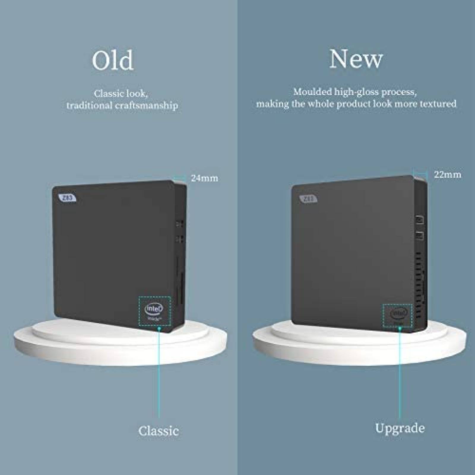 Mini PC Beelink 4G/64GB Bluetooth 4K HDMI & VGA -Negro