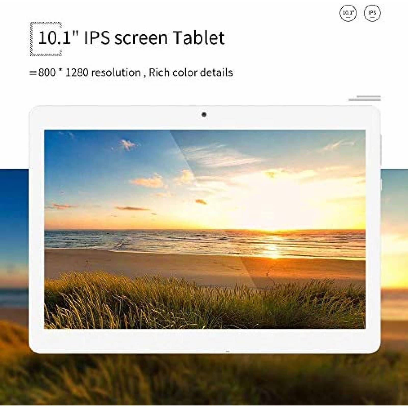 Tablet ZONKO Android 9.0 3G 32GB ROM 10.1'' -Plata