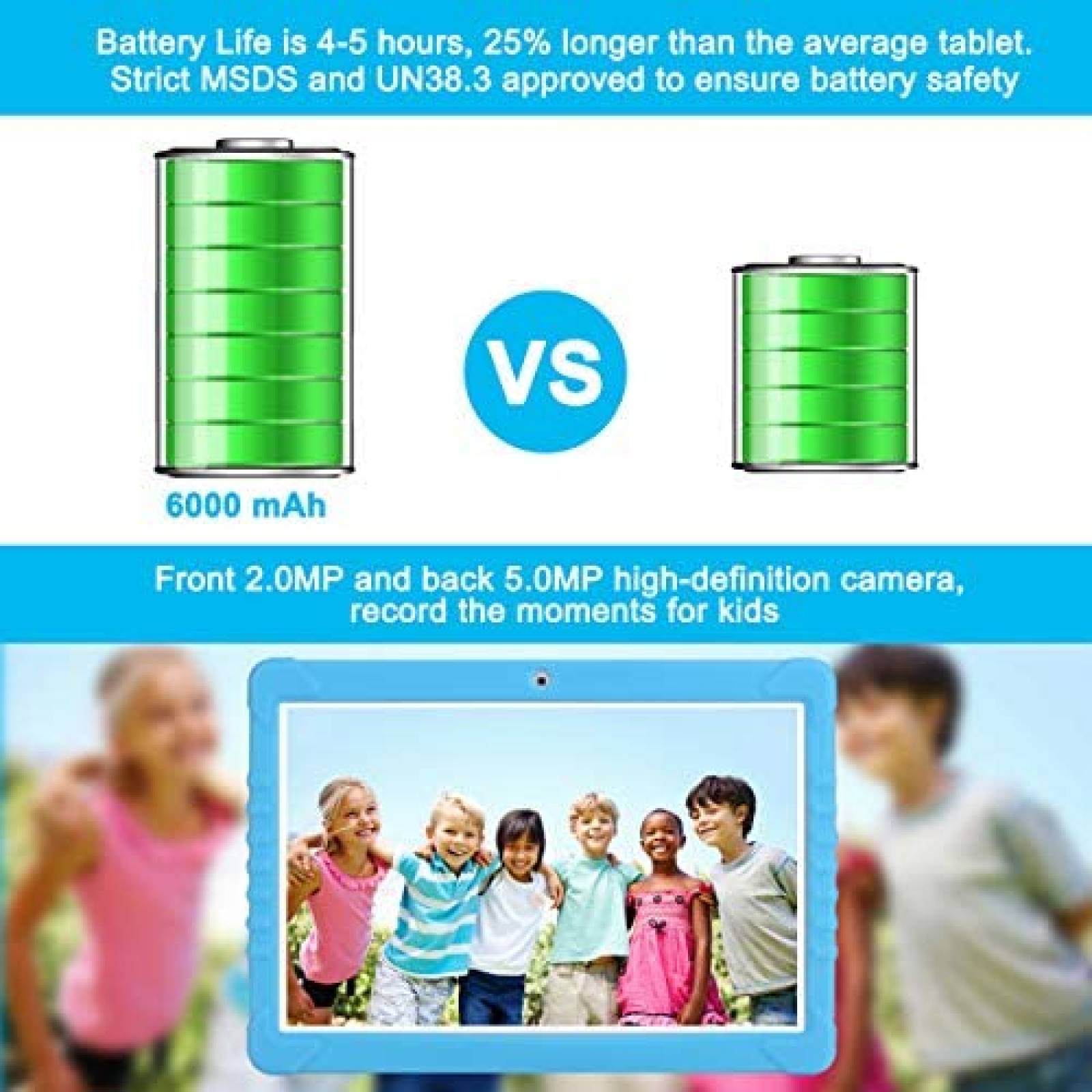 Tablet para Niños SANNUO K101 10.1'' Android 2GB 3G -Azul