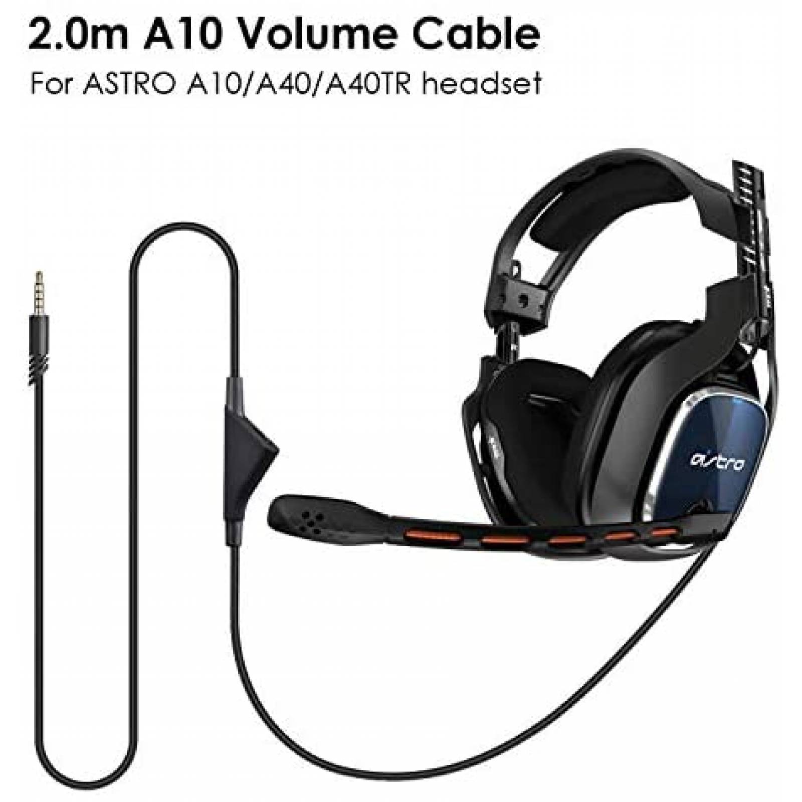 auriculares gamer astro a10 white y blue detalles