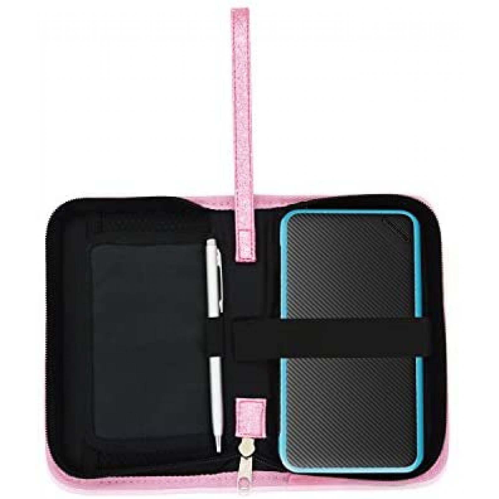 Funda ACdream Nintendo 2DS XL/New 3DS XL Cuero Premium -Rosa