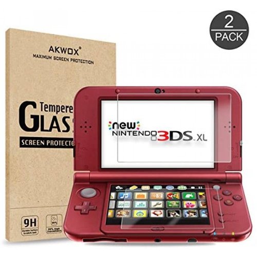 Protector de Pantalla AKWOX Nintendo 3DS XL LCD HD -Transp