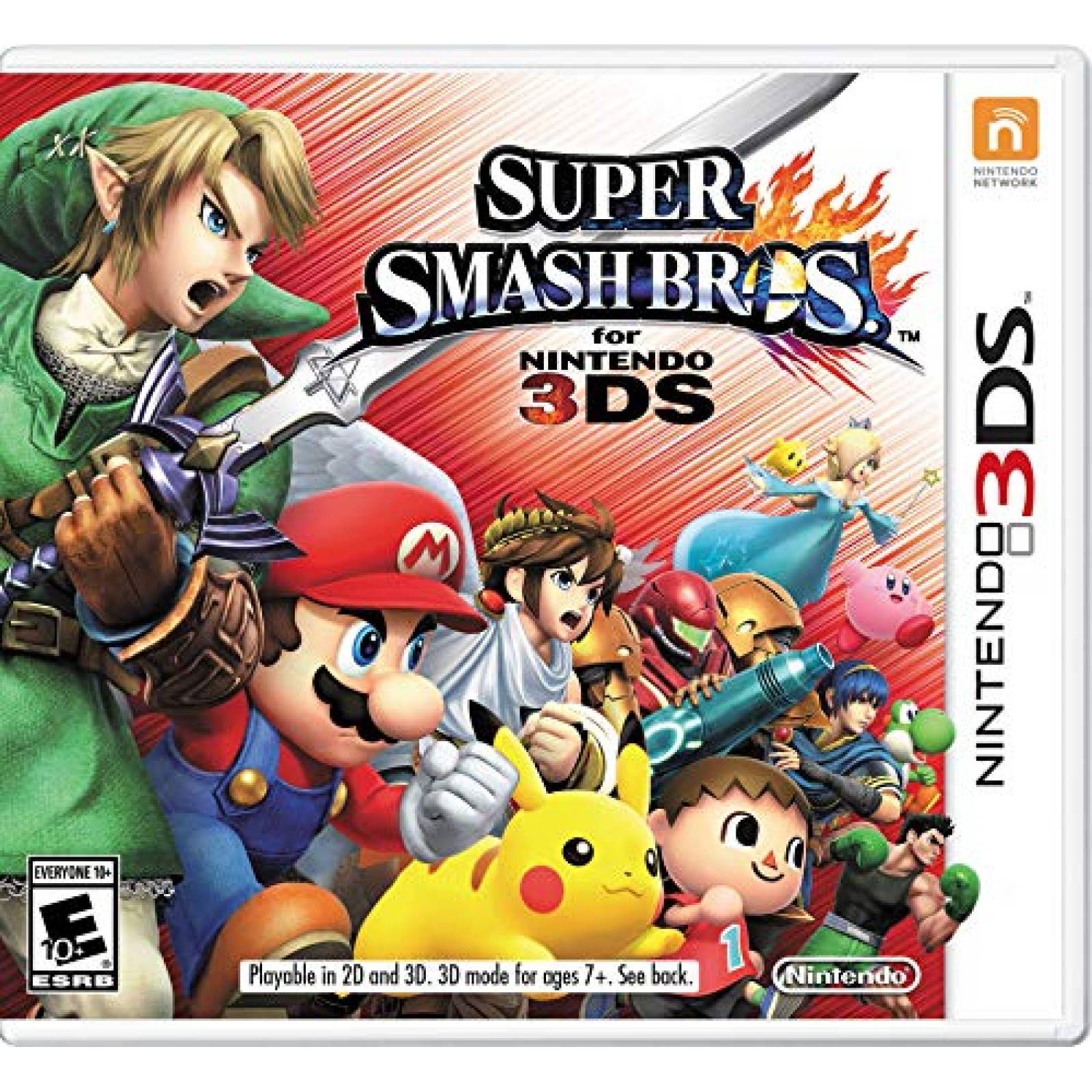 Videojuego Nintendo Super Smash Bros 3DS Múltiple Personajes