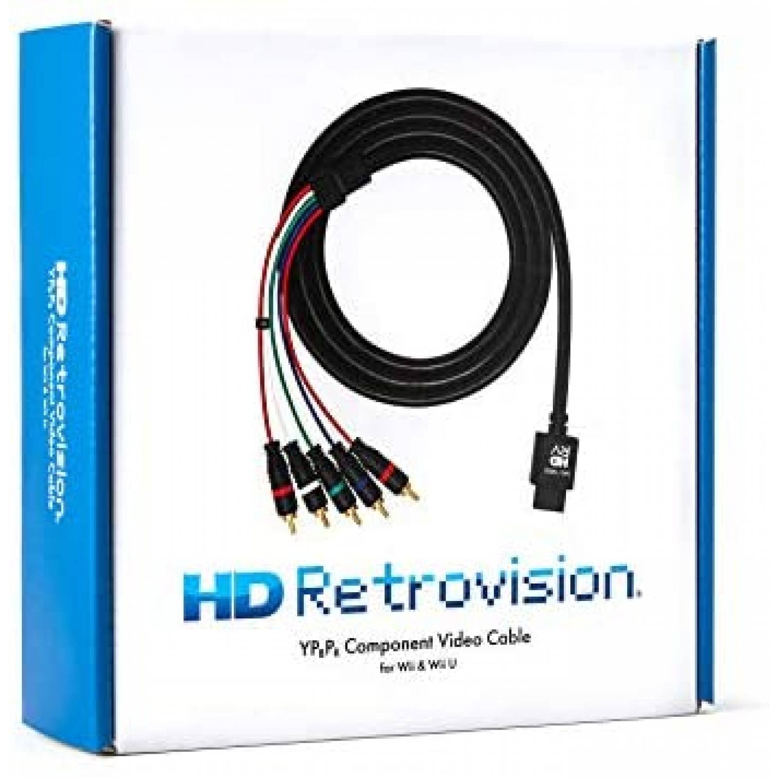 Cable de Televisión HD Retrovision HD Wii/Wii U -Negro