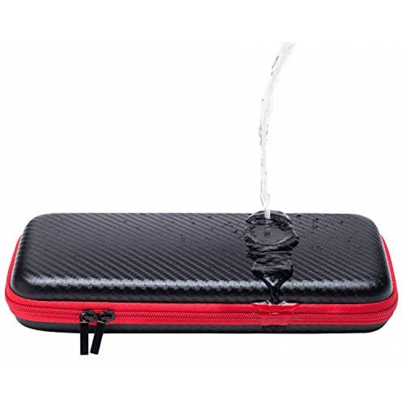 Estuche para Nintendo Switch SAIMPU Portable -Negro y Rojo