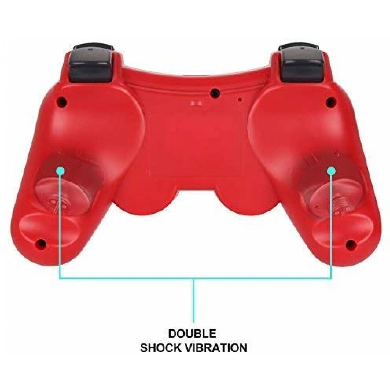 Control de Consola TATECH Inalámbrico Play Station 3 -Rojo
