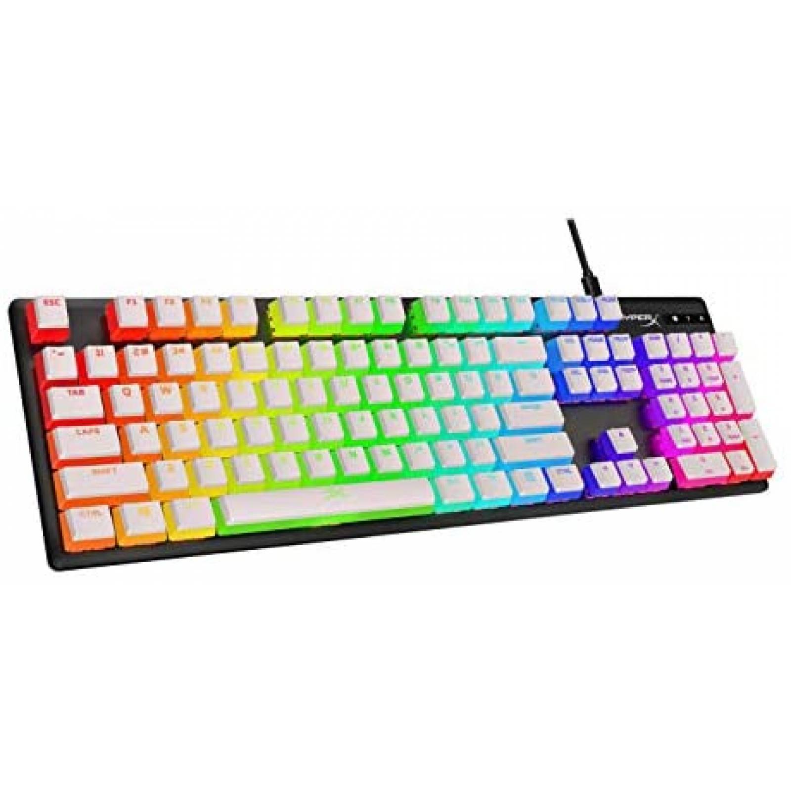 104 Teclas para Teclado HyperX Diseño Translúcido -Blancas