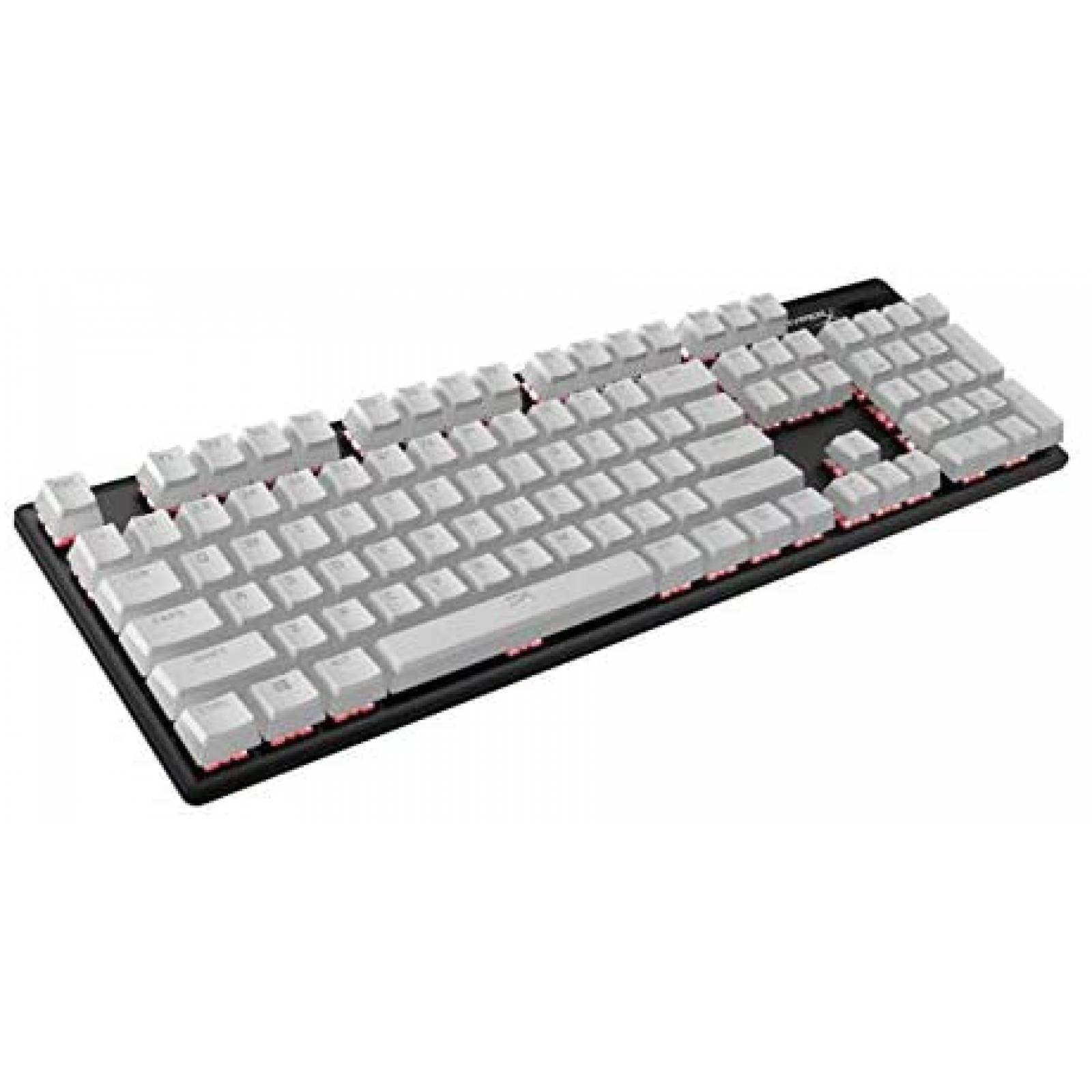 104 Teclas para Teclado HyperX Diseño Translúcido -Blancas