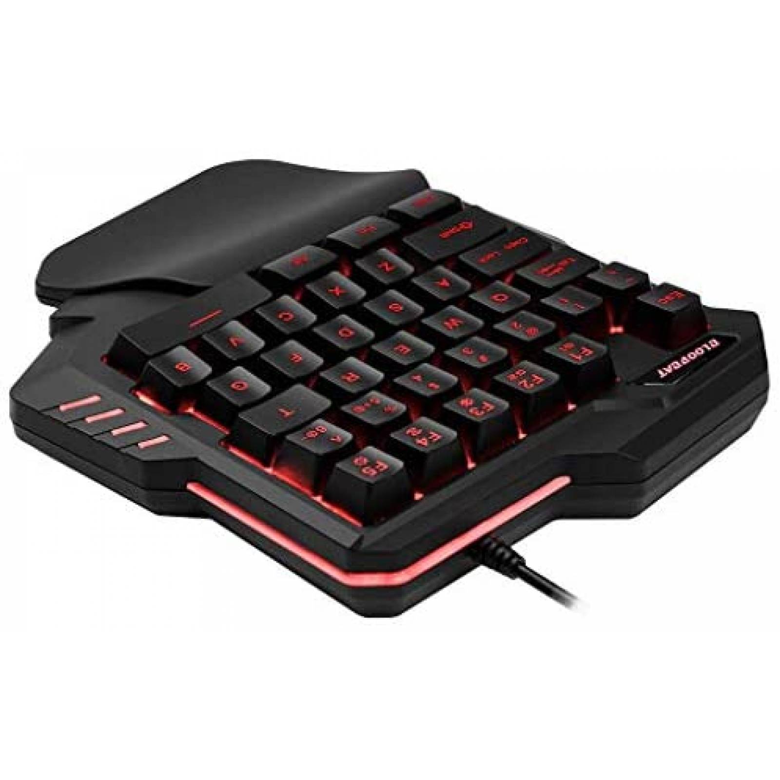 Teclado de Mano Gamer ASAY4u RGB LED 35 Teclas -Negro