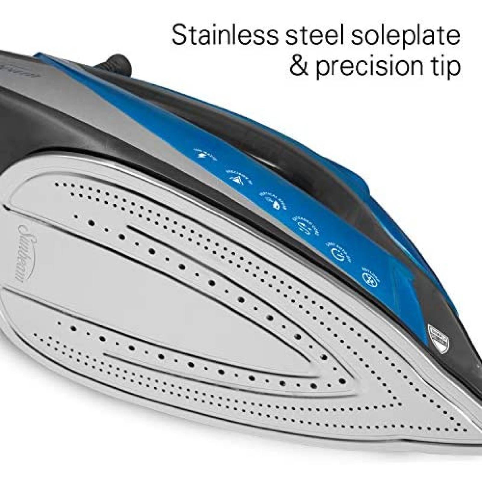 Plancha Sunbeam GCSBCS-200-000 1500 Watt Tamaño XL -Azul