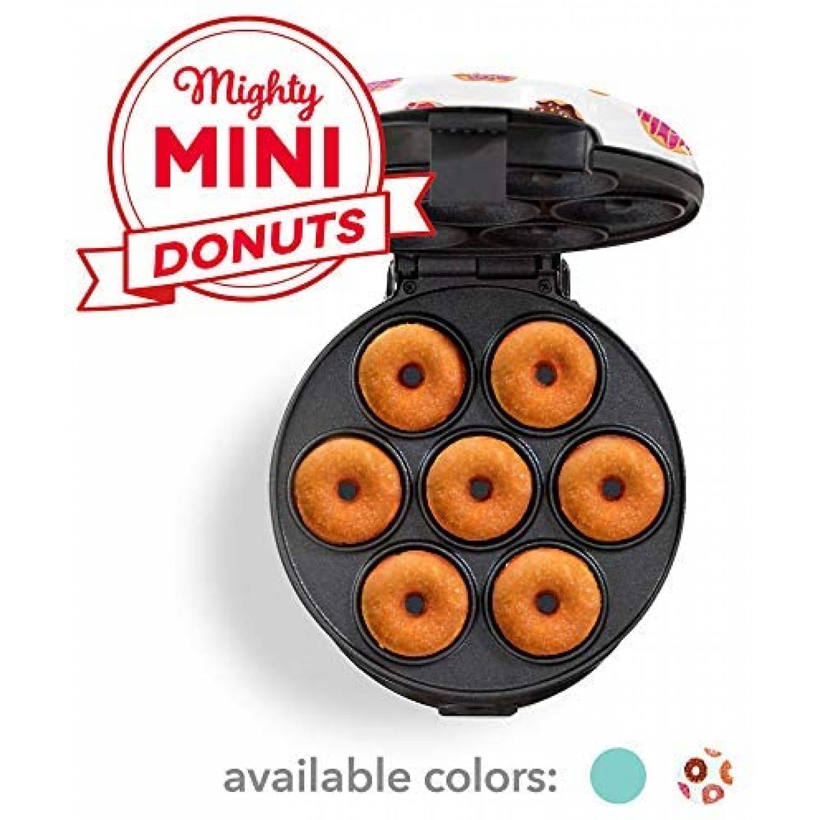 Máquina de Donas Miniatura DASH 7 Donas en Minutos -Blanco