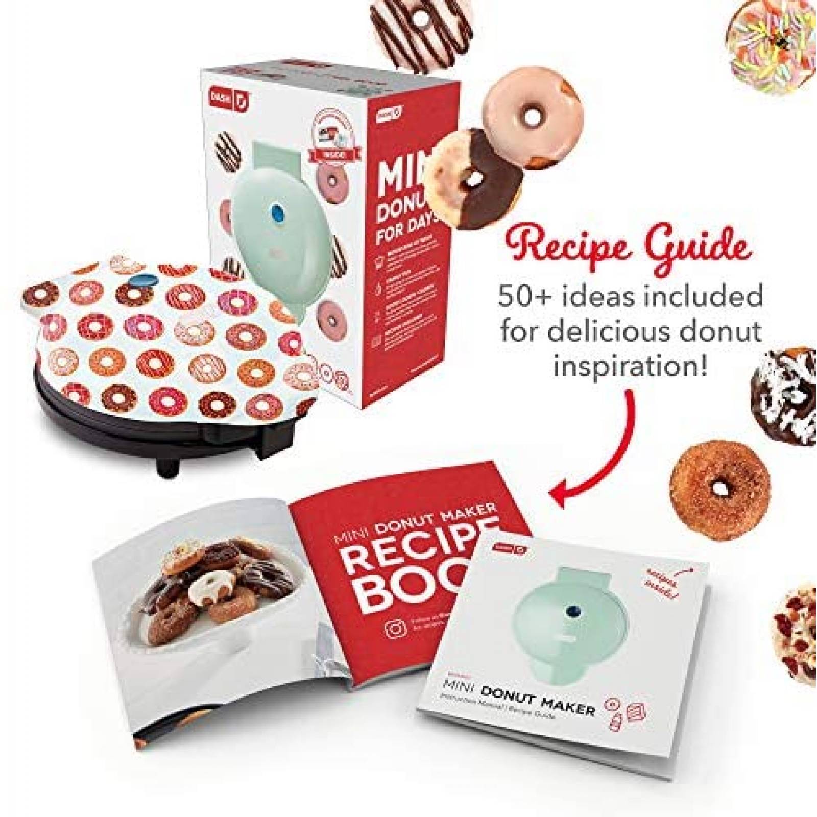 Máquina de Donas Miniatura DASH 7 Donas en Minutos -Blanco