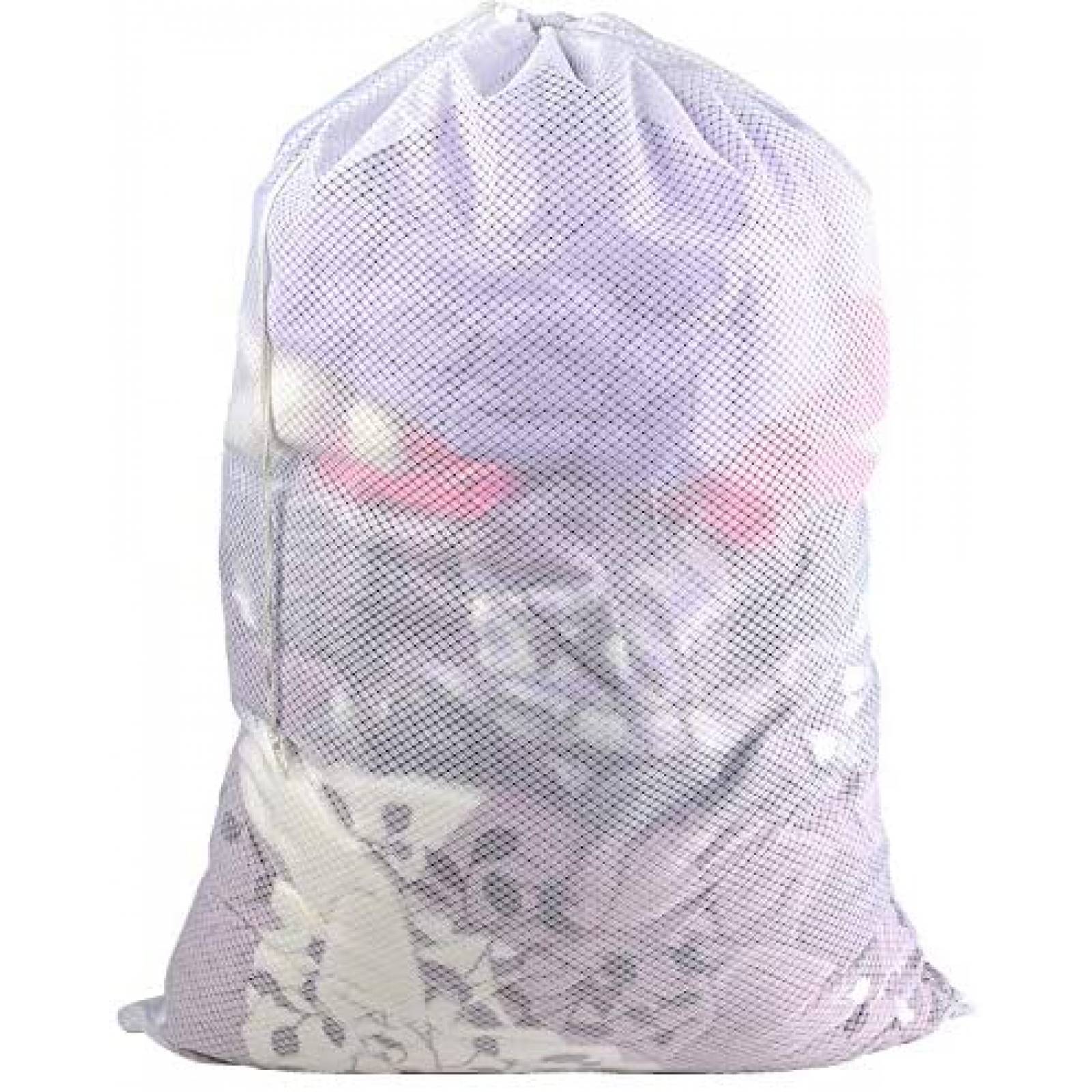 Bolsa de Lavandería Polecasa Lavable 24"x 36" -Blanca