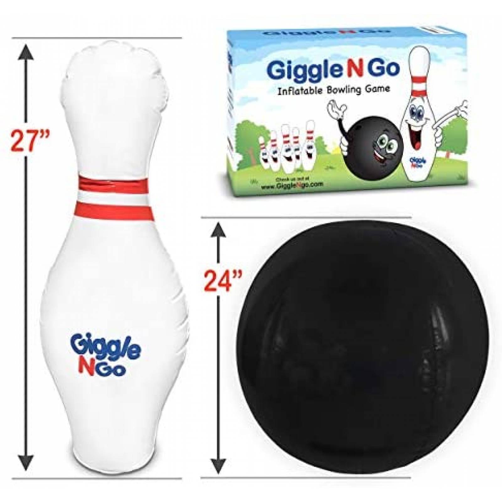 Boliche de Juguete GIGGLE N GO Gigante para Niños