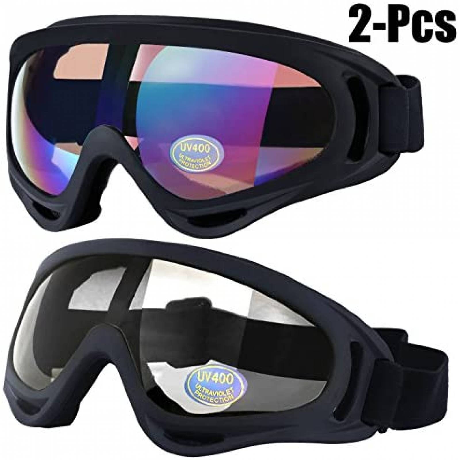 2 Lentes Protectores Outgeek Deportivos Protección UV 400