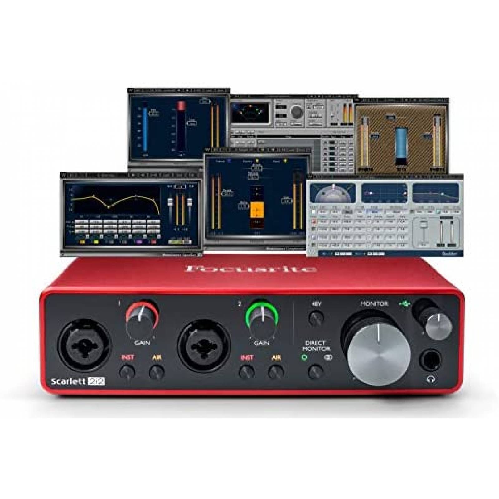 Interfaz de Audio Focusrite 6 Entradas 3era Generación