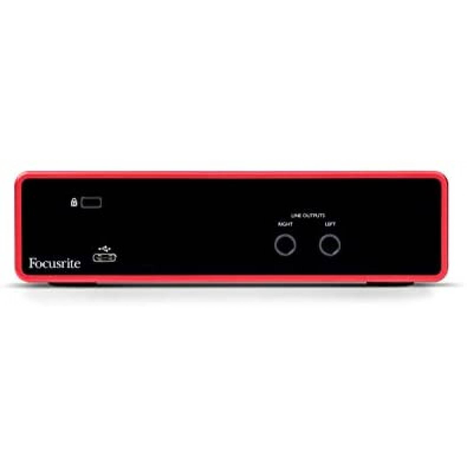 Interfaz de Audio Focusrite 6 Entradas 3era Generación