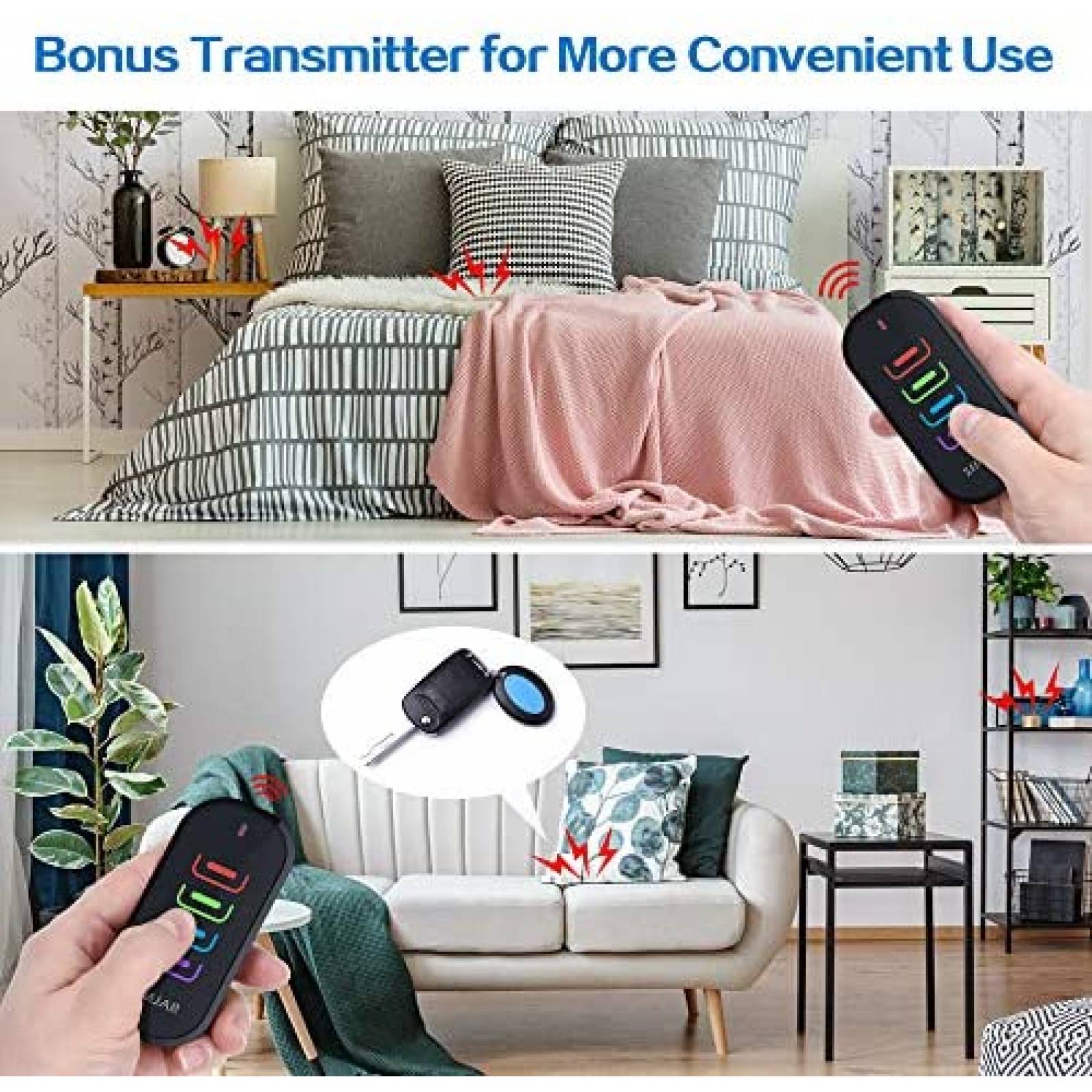 Buscador de Objetos Simjar 4 Colores c/ Control Remoto