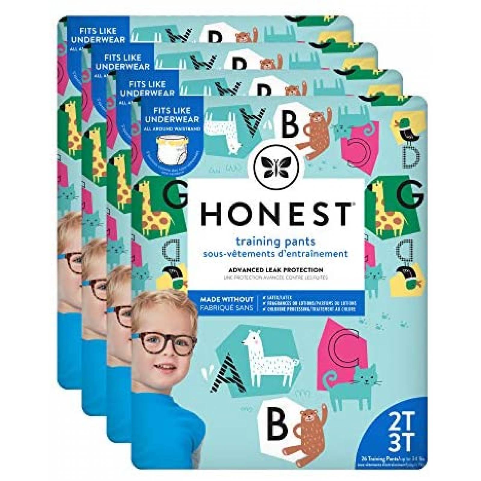 104 Pañales The Honest Company Entrenamiento para Bebés