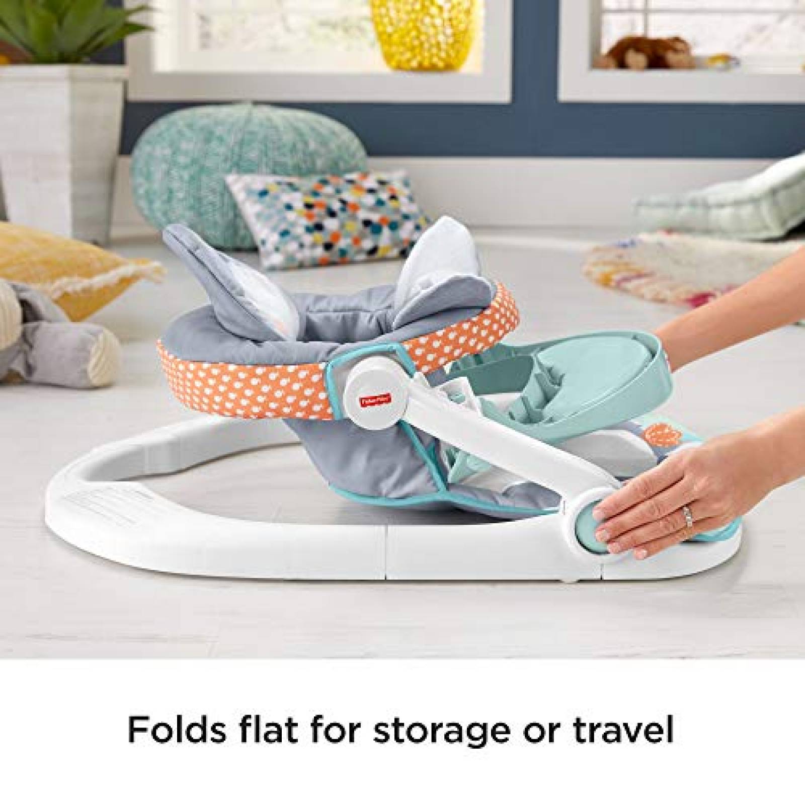 Andador Fisher-Price Isla Pingüino Asiento de Piso Bandeja