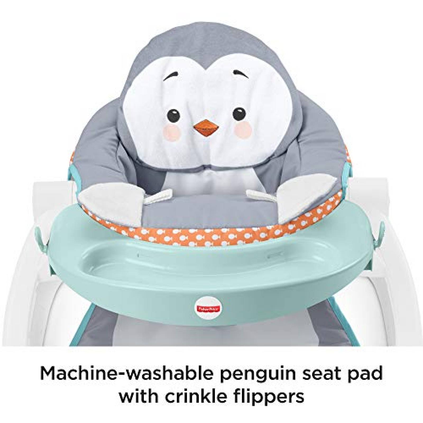Andador Fisher-Price Isla Pingüino Asiento de Piso Bandeja