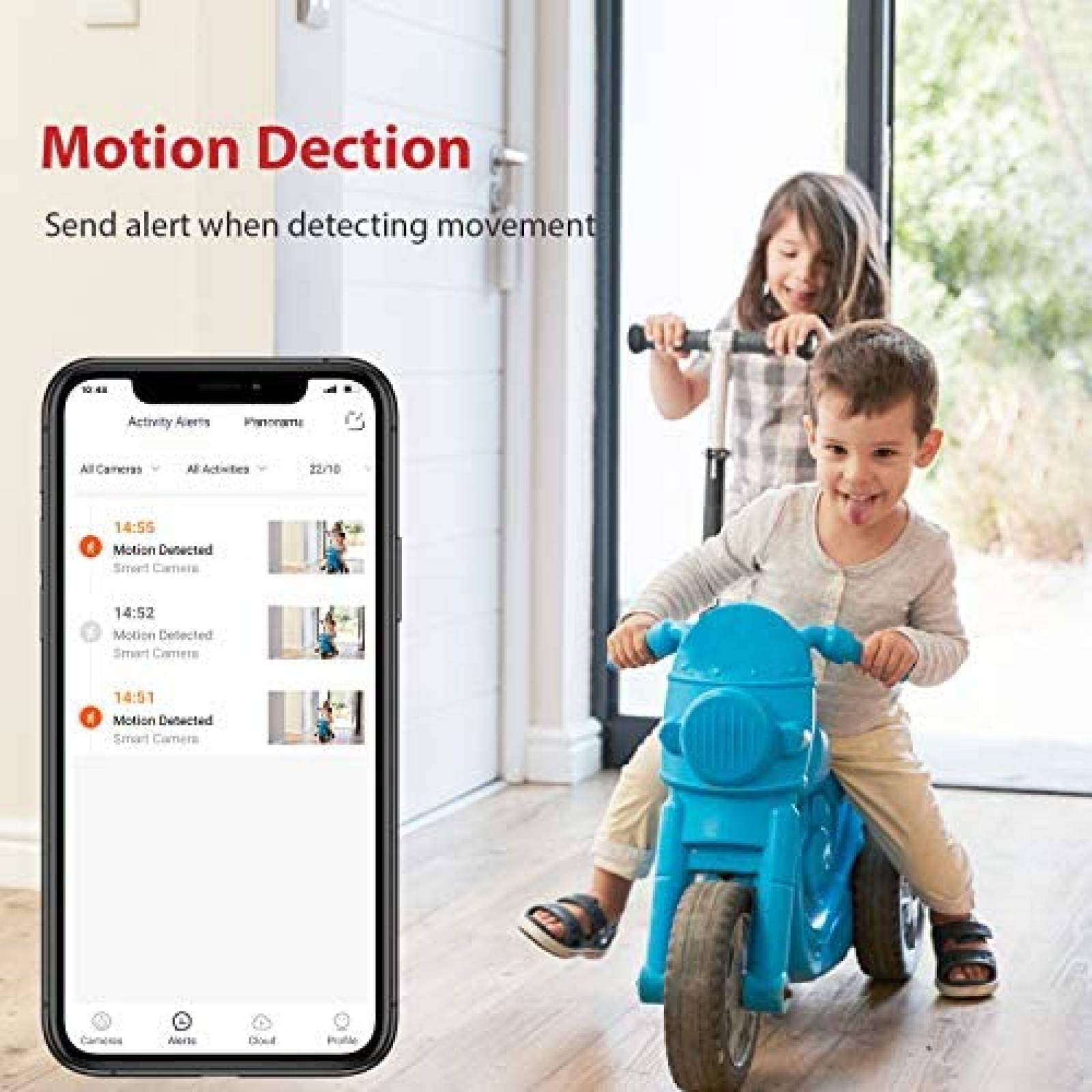 Monitor para Bebé Victure 1080p Full HD WiFi -Blanco