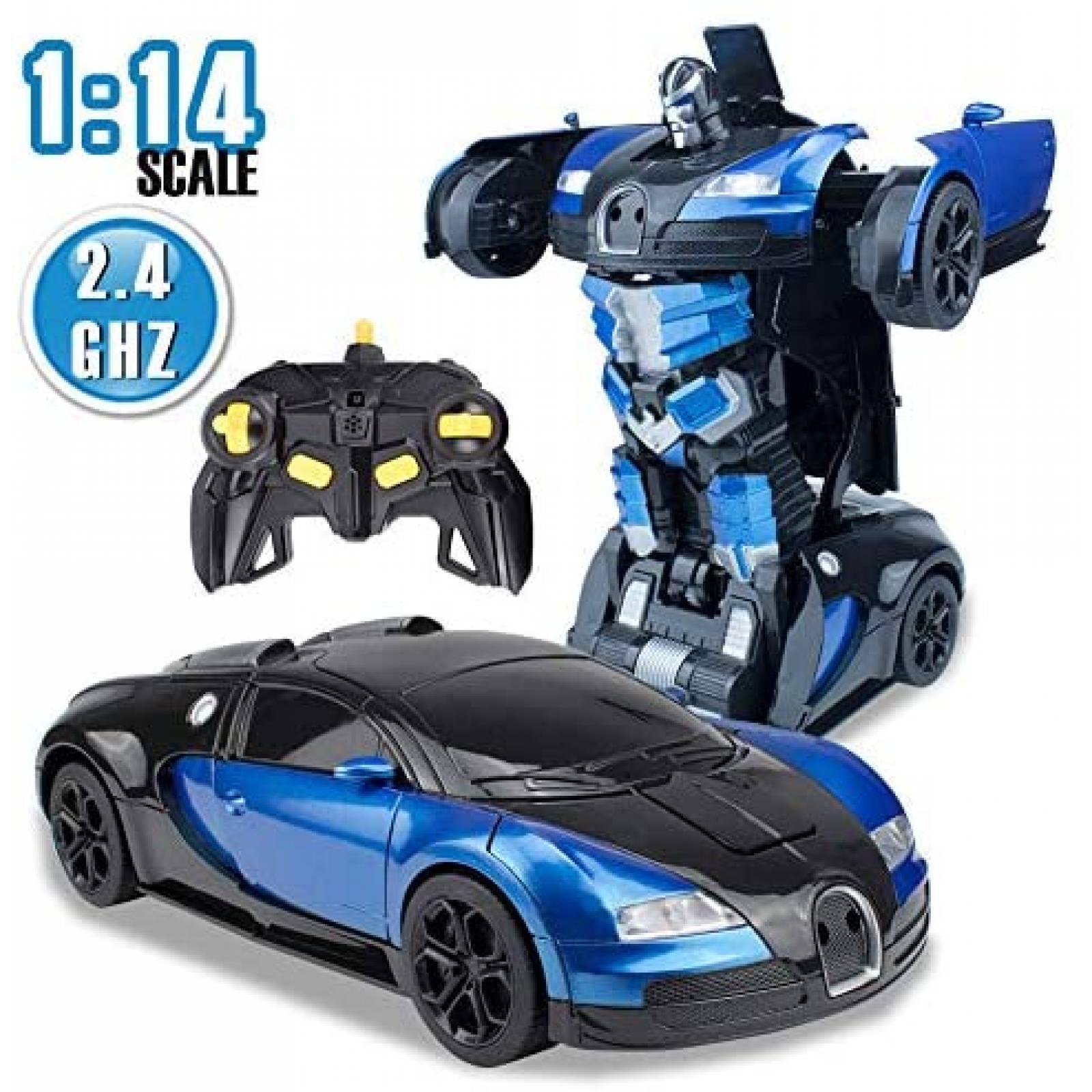 Carro Robot Cargooy para Niños Diseño Avanzado 360° -Negro