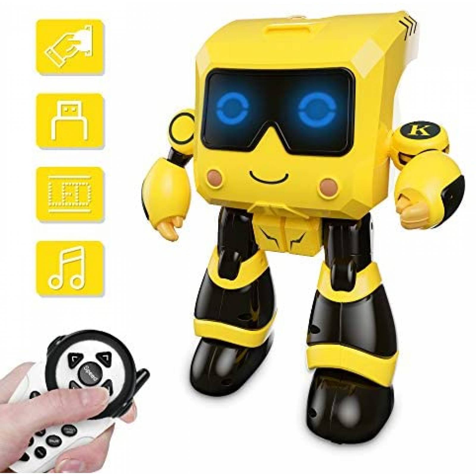 Robot Sayipace Educativo e Inteligente LED -Amarillo